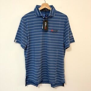 NWT Ralph Lauren RLX Performance Striped Golf Polo Mitsubishi Electric Classic